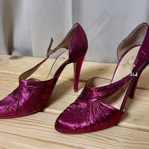 Christian Louboutin Crystal Embellishmet D’Orsay Pump Size 38.5